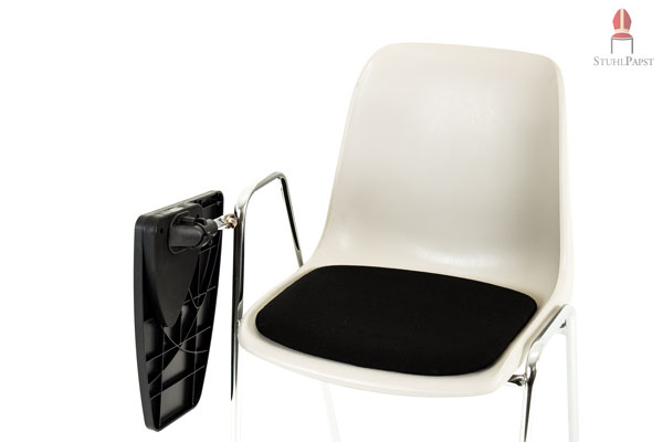 Heruntergeklappt können Sie sich einfach und bequem hinsetzen