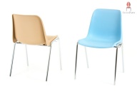 Unser robustes Kunststoffschalenstuhlmodell Mil.ano