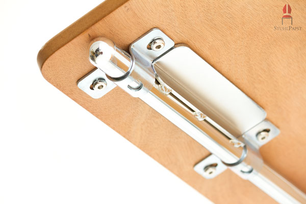 Untenansicht der Tischplatte