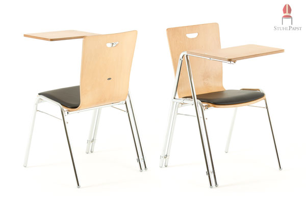 Design Collegestühle mit Sitzkissen