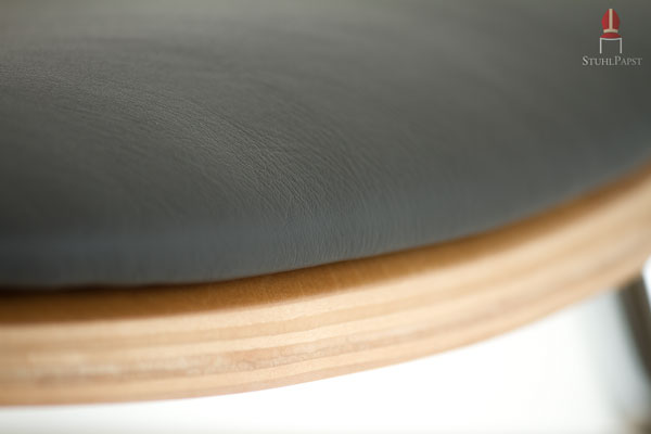 Langlebiges Kunstleder abgerundet aufgesetzt