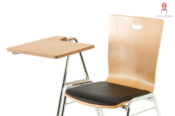 Optimale Bewegungsfreiheit durch Aussparung in der Platte