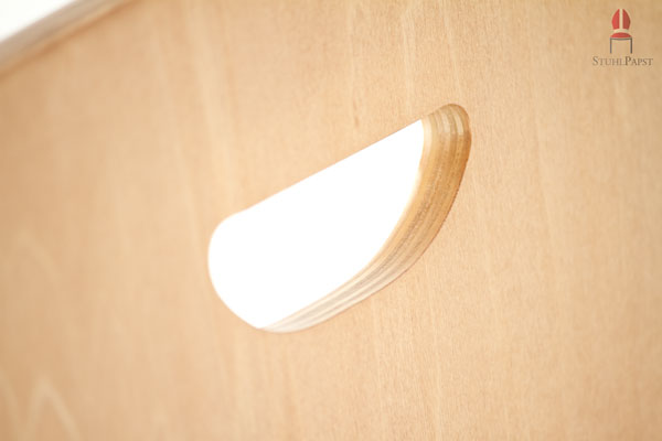 Griffaussparung für leichten Transport