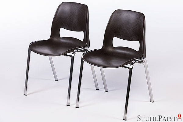 Opera günstige & robuste Kunststoff Stuhl Stühle anthrazit stapelbar der Möbelpapst GmbH Stuhlgrosshandel Stuhlpapst