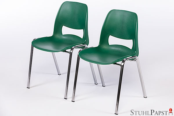 Opera günstige & robuste Kunststoff Stuhl Stühle dunkelgrün günstig stapelbar der Möbelpapst GmbH Stuhlgrosshandel Stuhlpapst