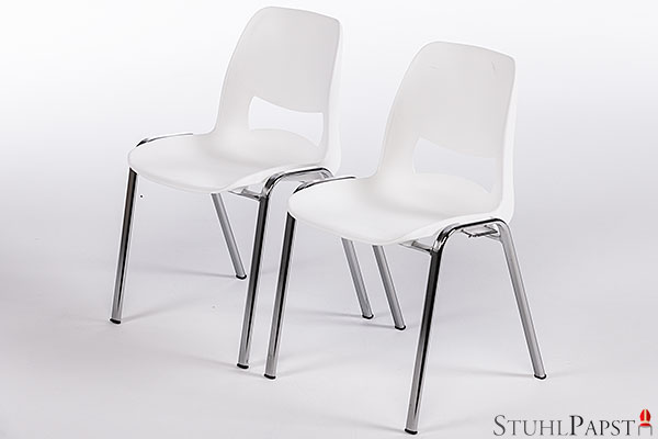 Opera günstige & robuste Kunststoff Stuhl Stühle weiß günstig stapelbar der Möbelpapst GmbH Stuhlgrosshandel Stuhlpapst