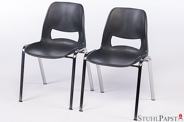Opera günstige & robuste Kunststoff Stuhl Stühle schwarz stapelbar der Möbelpapst GmbH Stuhlgrosshandel Stuhlpapst