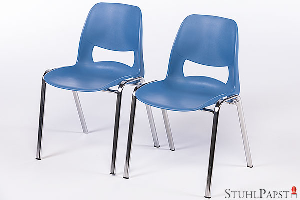 Opera günstige & robuste Kunststoff Stuhl Stühle taubenblau stapelbar der Möbelpapst GmbH Stuhlgrosshandel Stuhlpapst