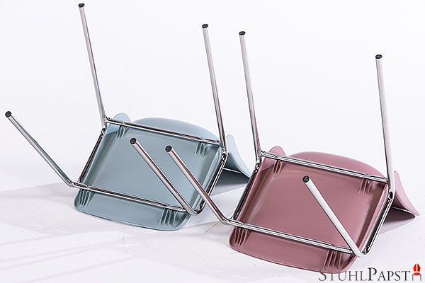 Stapelbare Designer Kunststoffstühle Design Garten Esszimmer Ikea Stühle Stapelstühle pastellfarben bunt stapelbar modern