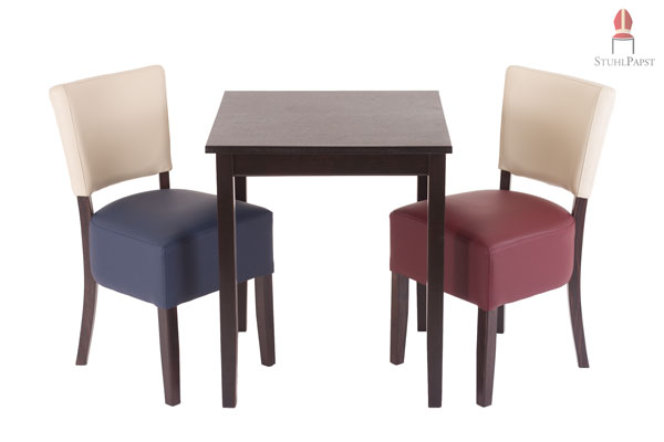 Rom.a Stuhl und Rom.a Tisch sind die ideale Kombination
