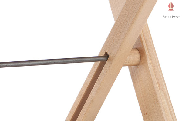 Metallelemente werden für höhere Stabilität und einem reibungslosen Klappvorgang verwendet