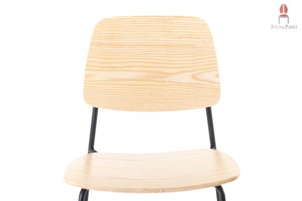 stapelbare Desing Designer Holzschalen Holz Stühle Holzstühle Holzstapelstühle Holzschalenstühle Vierbeinstühle Metallstühle mit Holzsitz Holzrückenlehne 