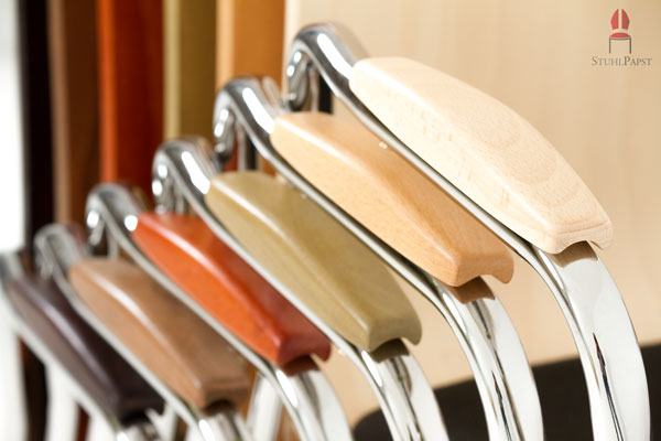 Bei dem Stuhlmodell Zam.ba können Sie aus verschiedenen Dekors wählen