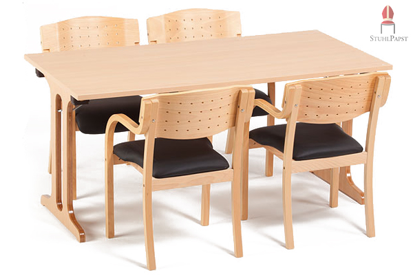 Auch als Gesprächstisch ist der Com.fort deLux äußerst passend