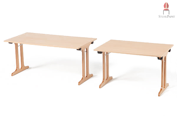 Wir führen unser Klapptischmodell Com.fort deLux in verschiedenen Größen