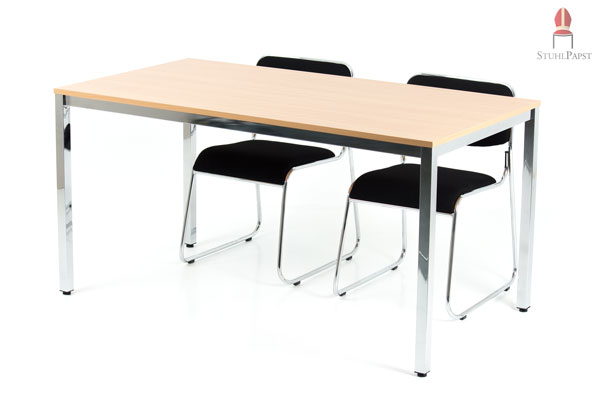 Für stilvolle Arbeitsräume ist der Tisch ideal