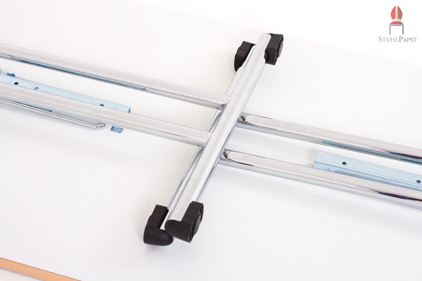 Schmal zusammenklappbar und platzsparend einzulagern