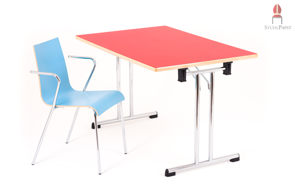 Unsere farbigen Klapptische passen sich ihrem Raum an