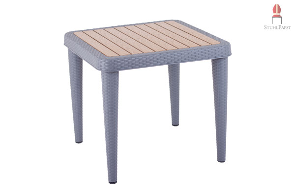 Der Tisch hat eine schöne quadratische Form