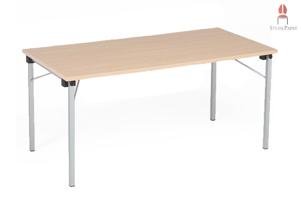 Hier sehen Sie das Klapptischmodell Obj.ekt in der Variante mit einer langen Tischplatte