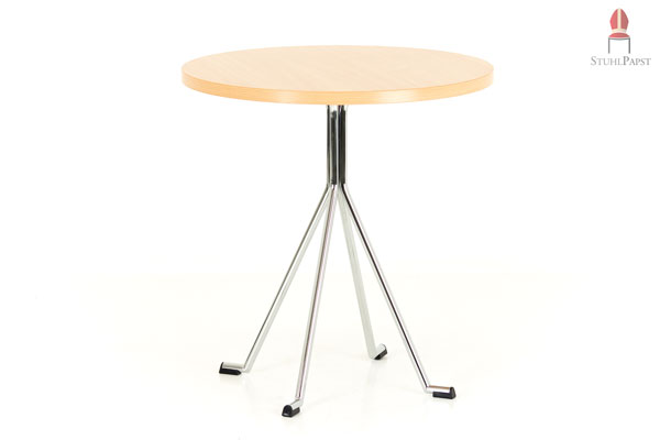 Die Konstruktion der Tischbeine sorgt für ein auffälliges Design