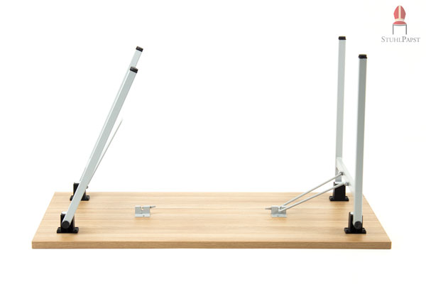 Die Bügel lassen sich leicht aus der Halterung lösen